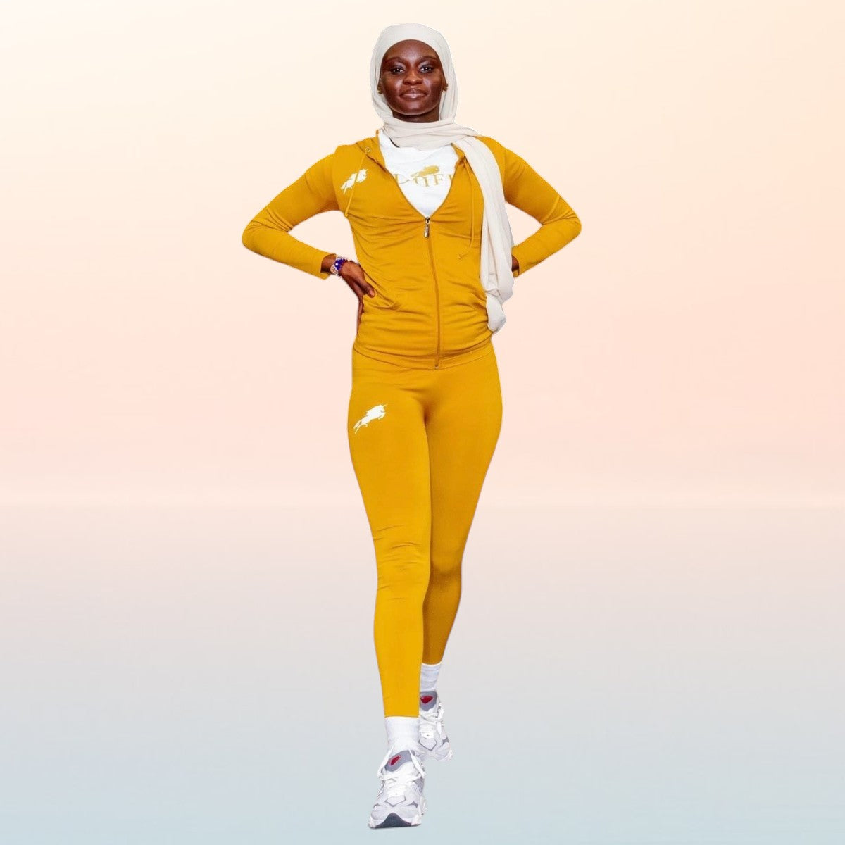 Gold Long-Sleeve Active Set
