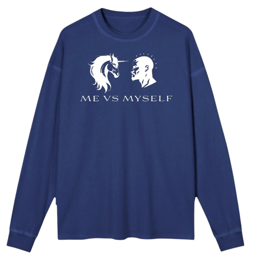 Me vs Myself : Blue Long-Sleeve