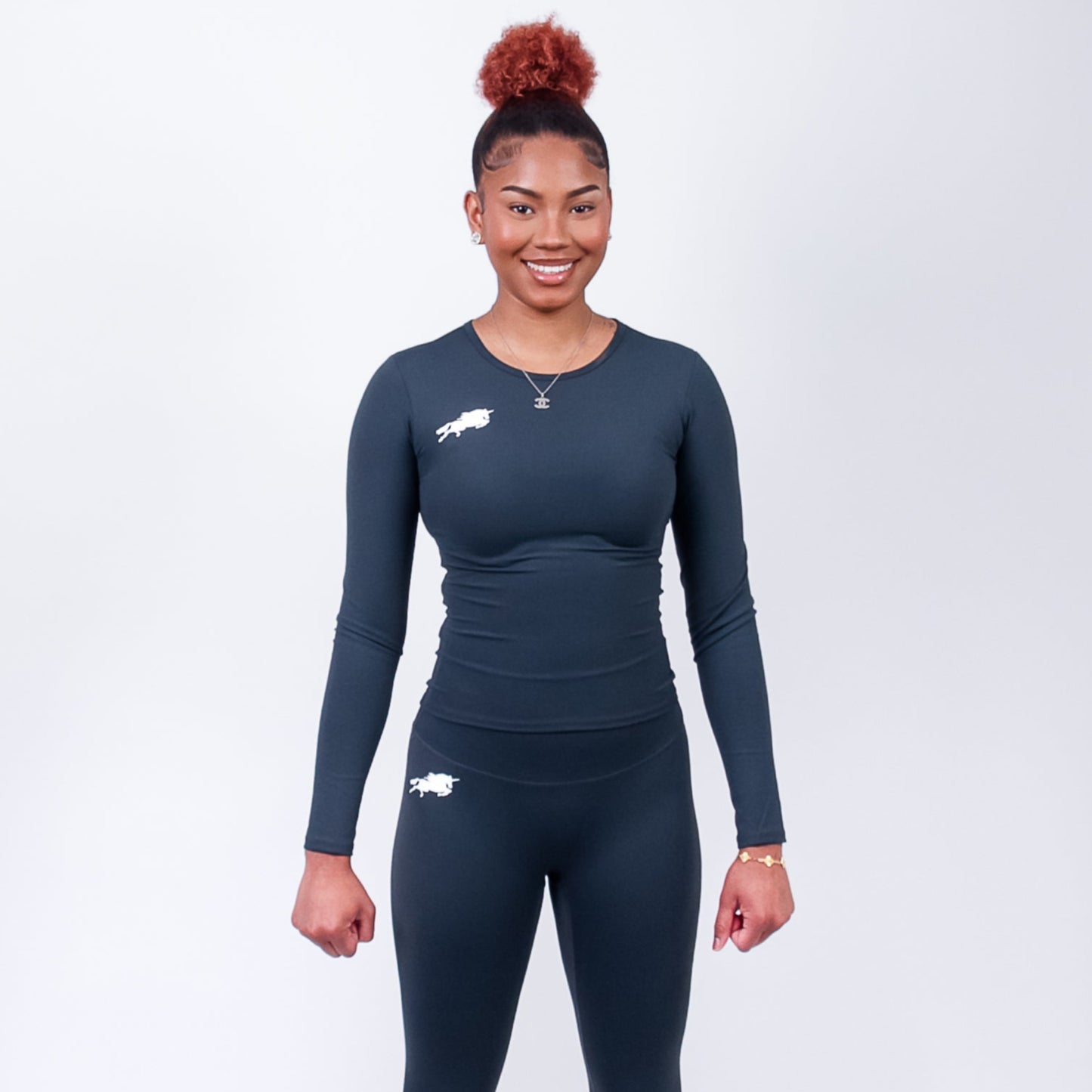 Diiff Long Sleeve Blue-gray Set