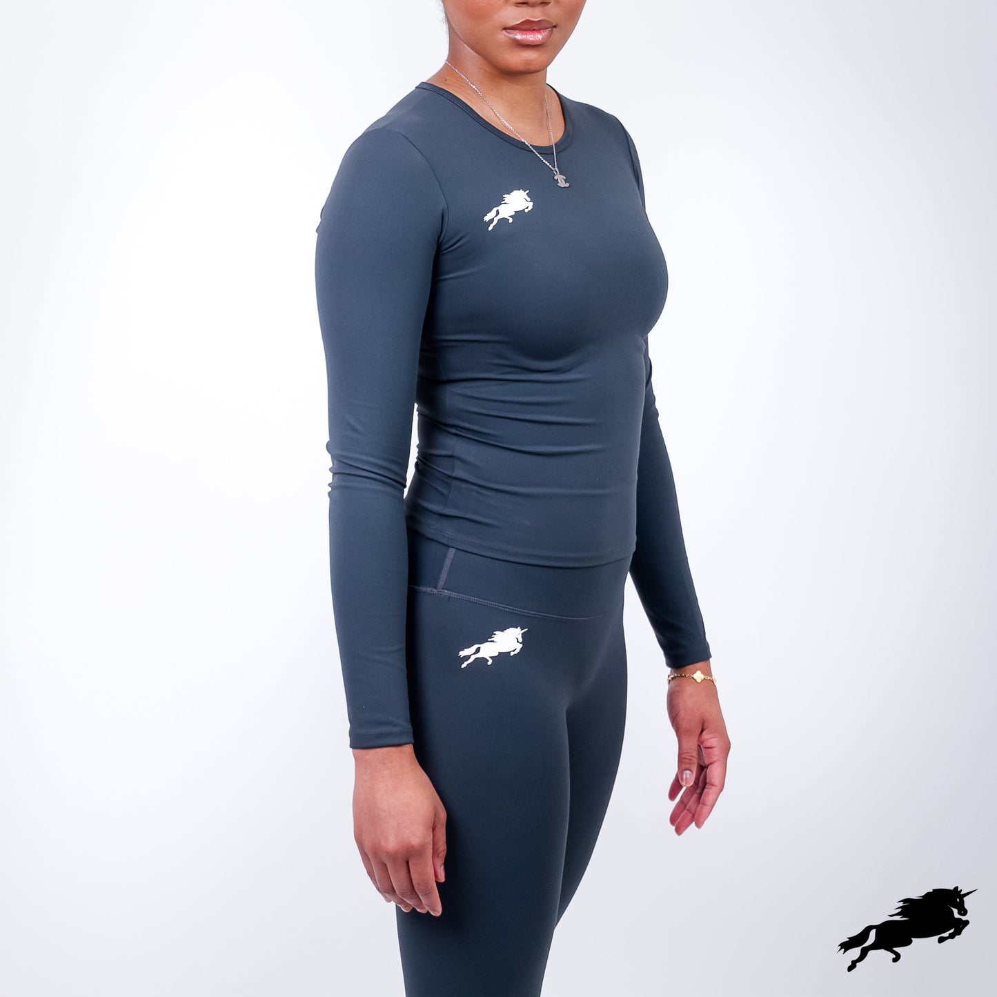 Diiff Long Sleeve Blue-gray Set