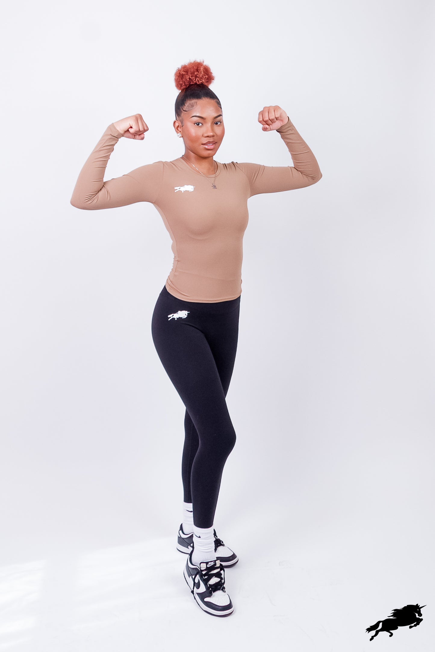 Diiff Long-Sleeve Brown Set