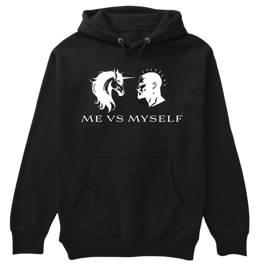 Me Vs Myself - Black Hoodie