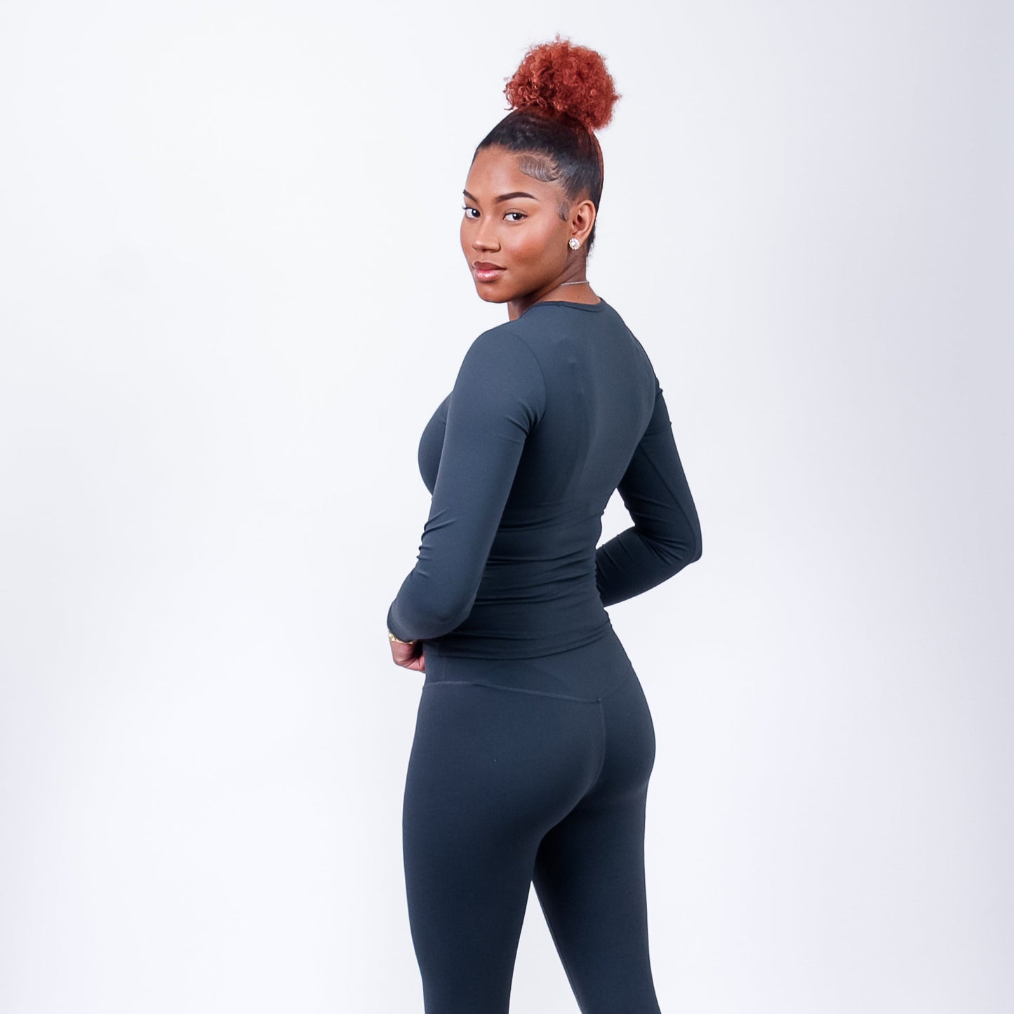 Diiff Long Sleeve Blue-gray Set