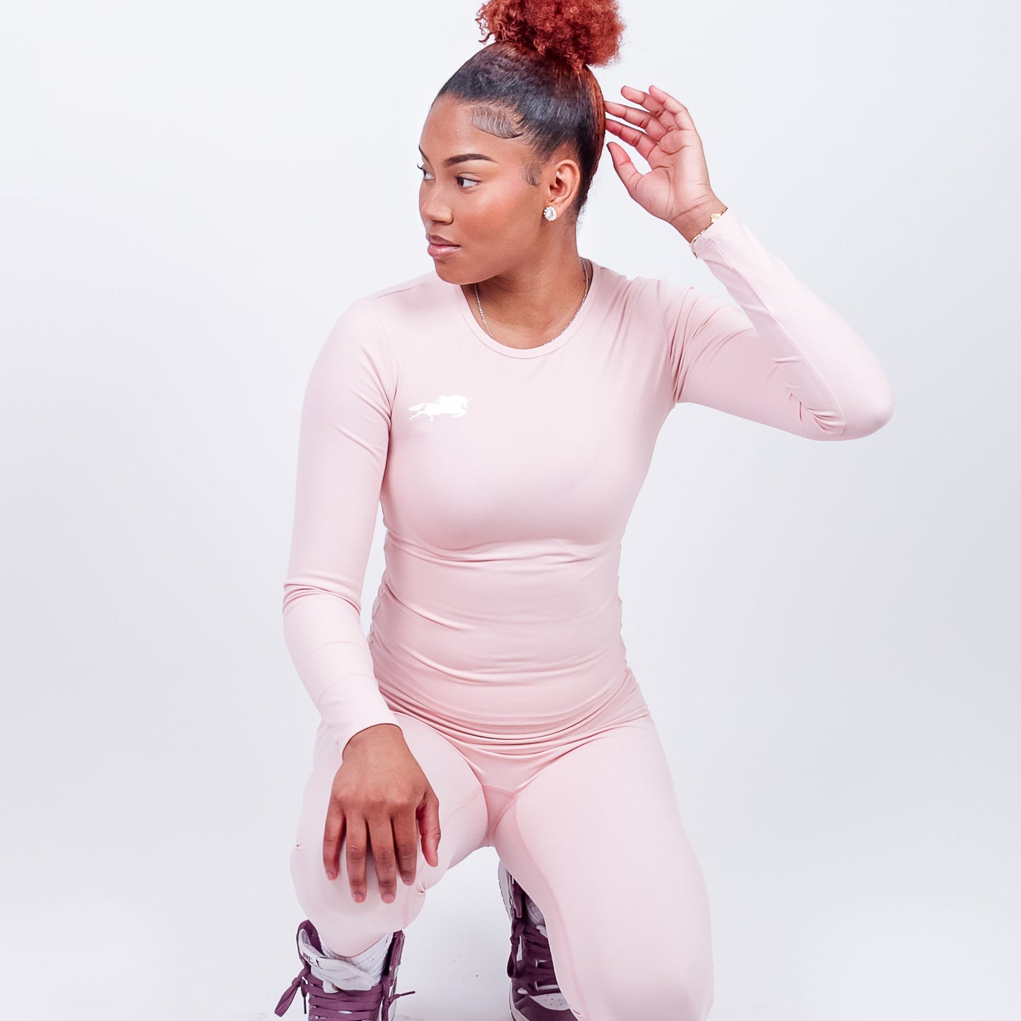 Diiff Long-Sleeve Pink Set