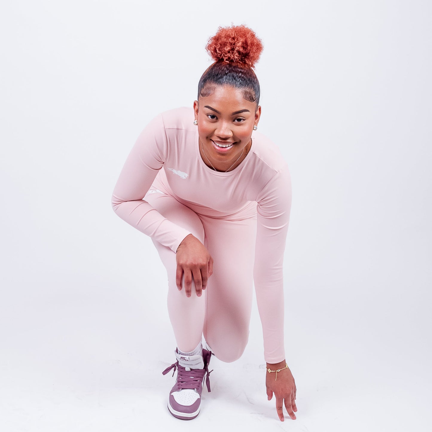 Diiff Long-Sleeve Pink Set