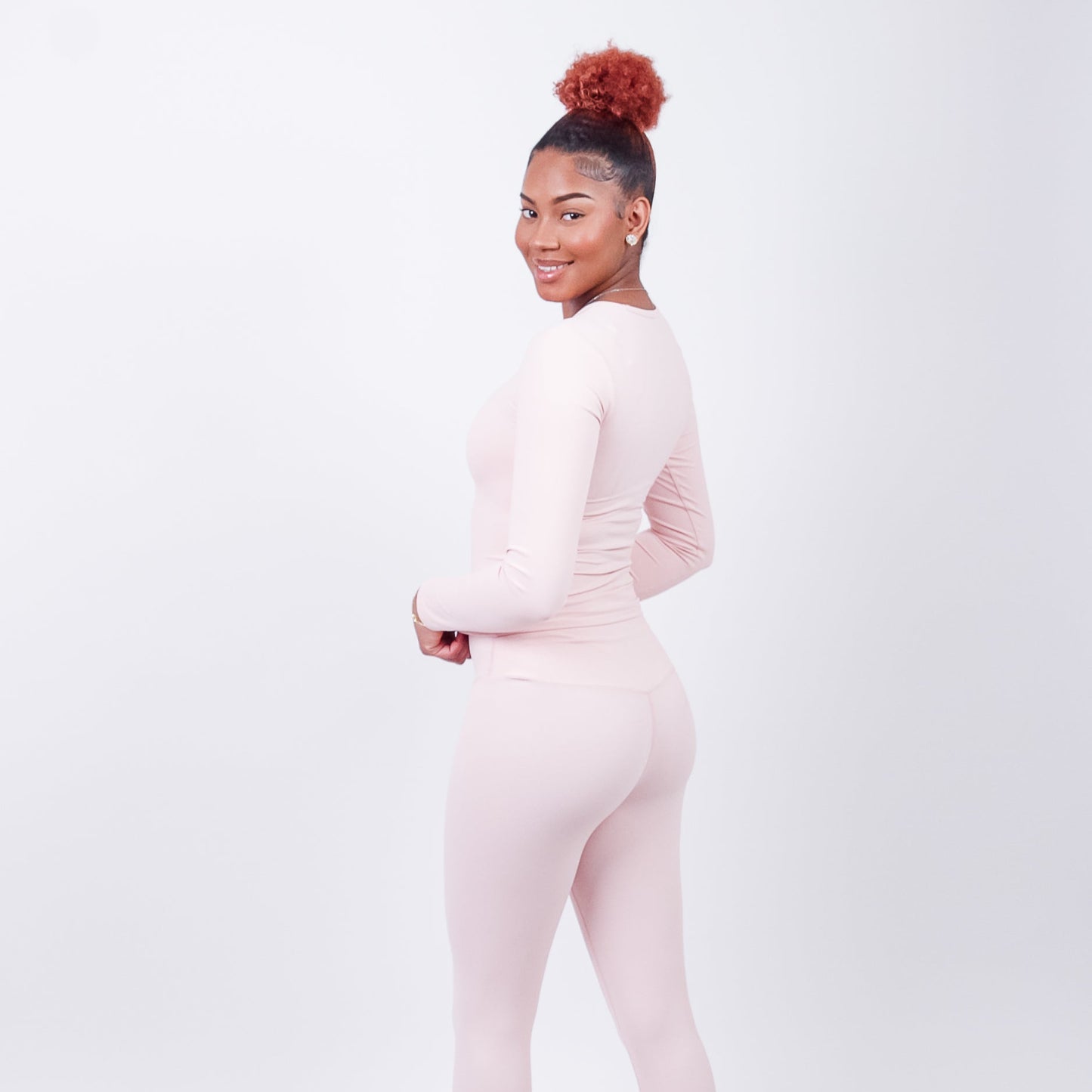 Diiff Long-Sleeve Pink Set
