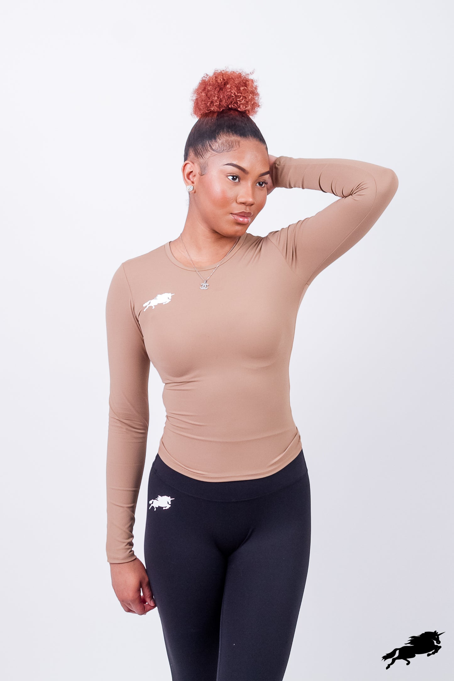 Diiff Long-Sleeve Brown Set