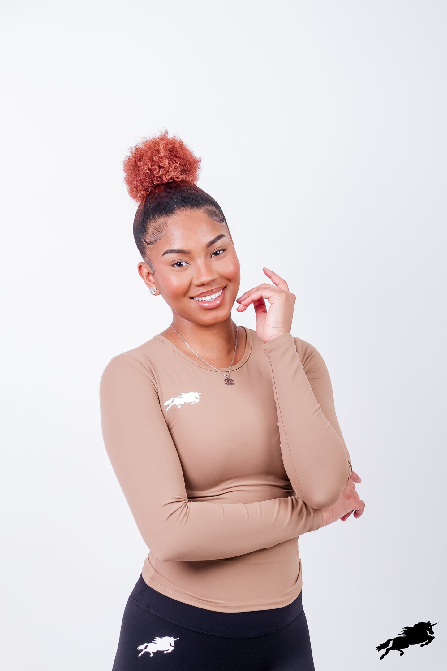 Diiff Long-Sleeve Brown Set