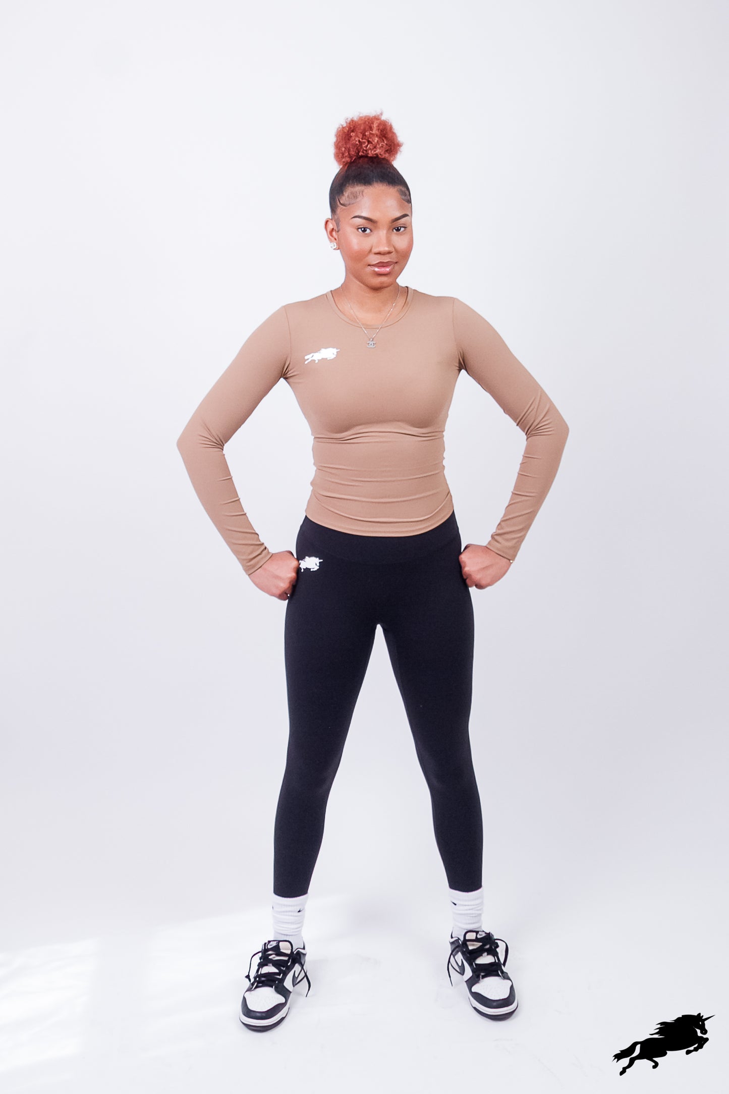 Diiff Long-Sleeve Brown Set