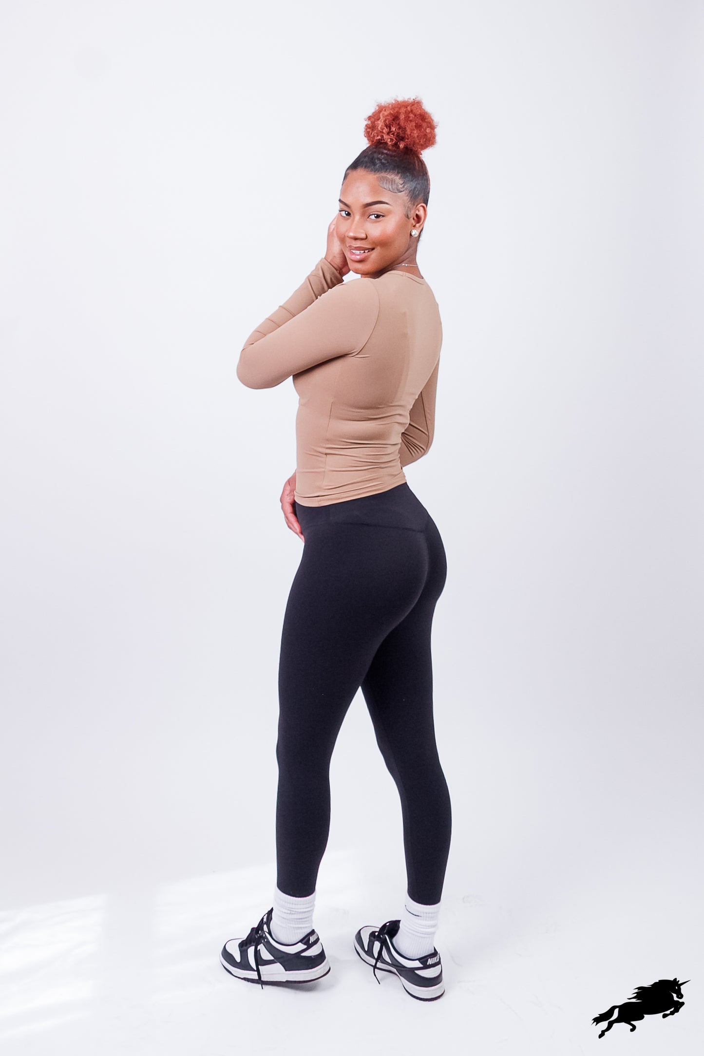 Diiff Long-Sleeve Brown Set