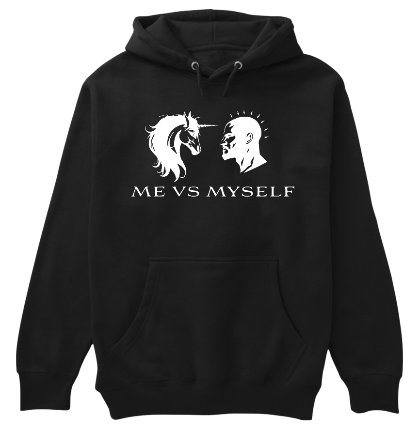 Me Vs Myself - Black Hoodie